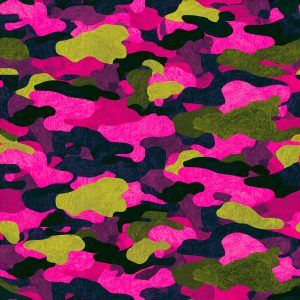 Eon Flux Neon Camouflage Fabric