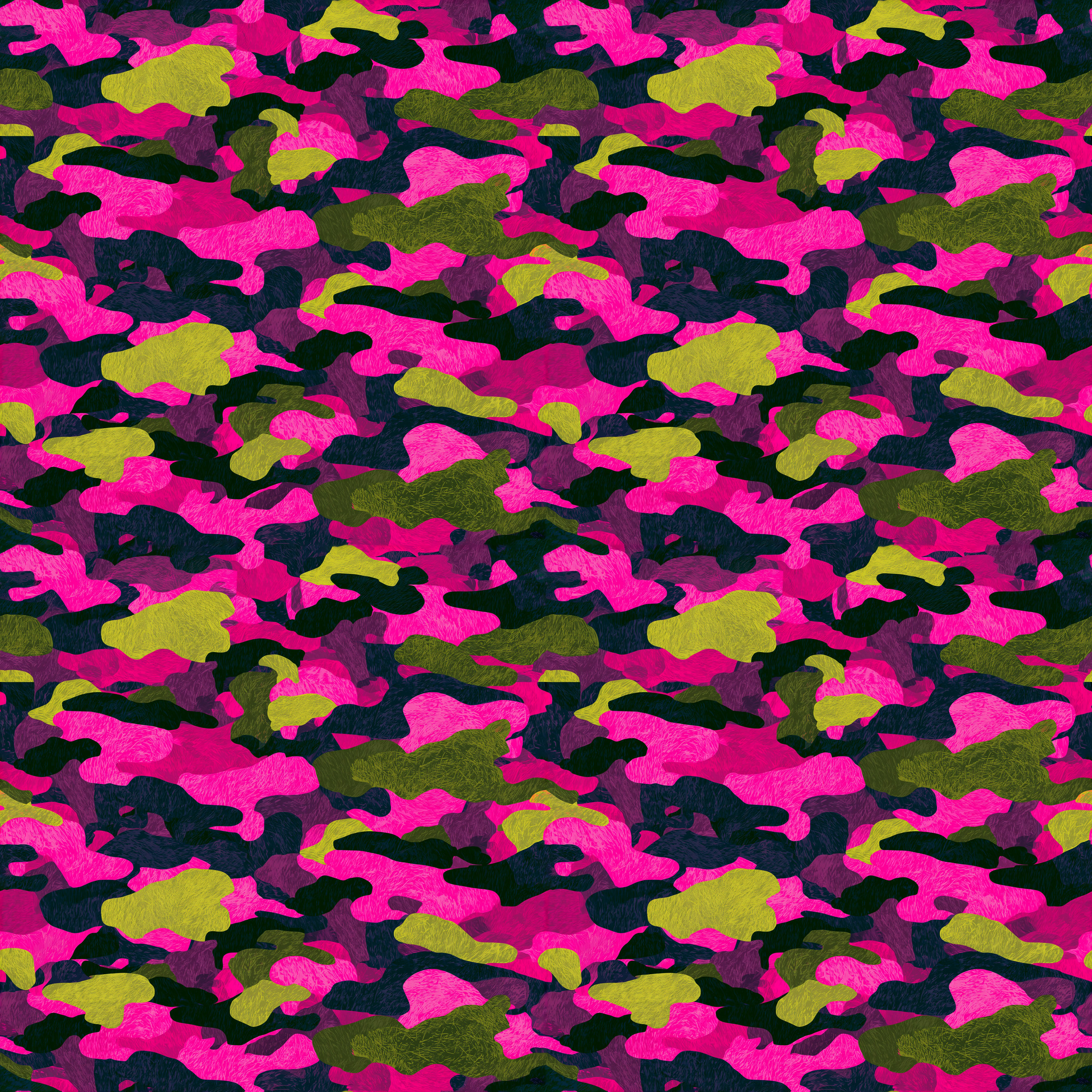 Eon Flux Neon Camouflage Fabric - Image 2