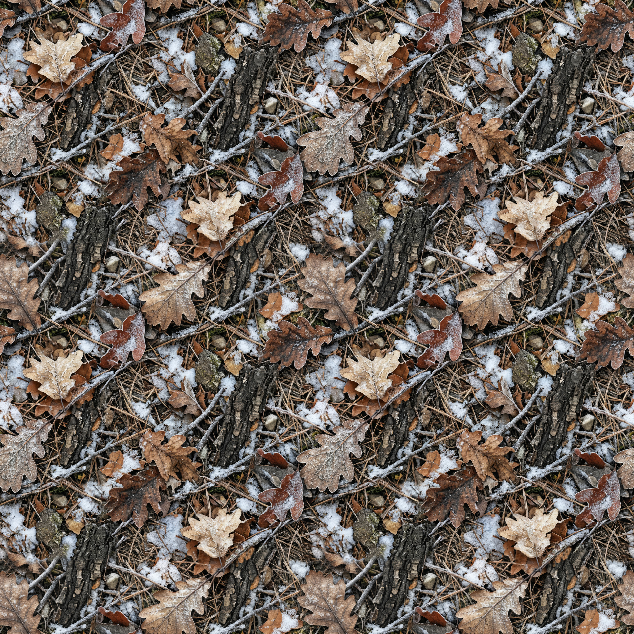 Frosty Oak Foliage Camouflage Fabric - Image 2