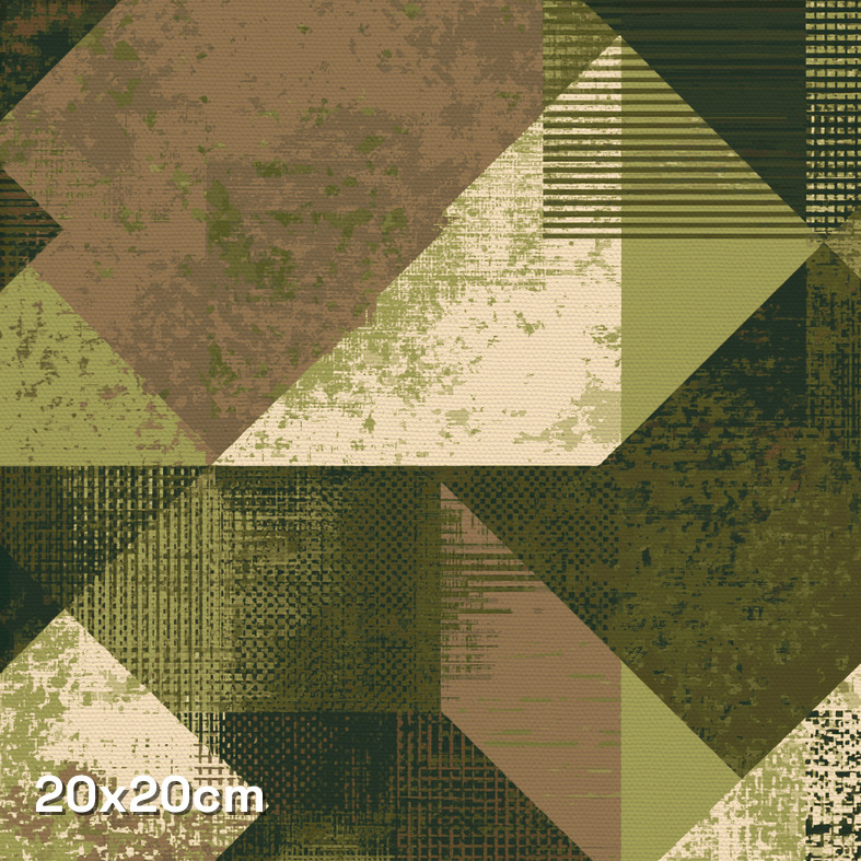 Geometric Forest Camouflage Fabric - Image 3