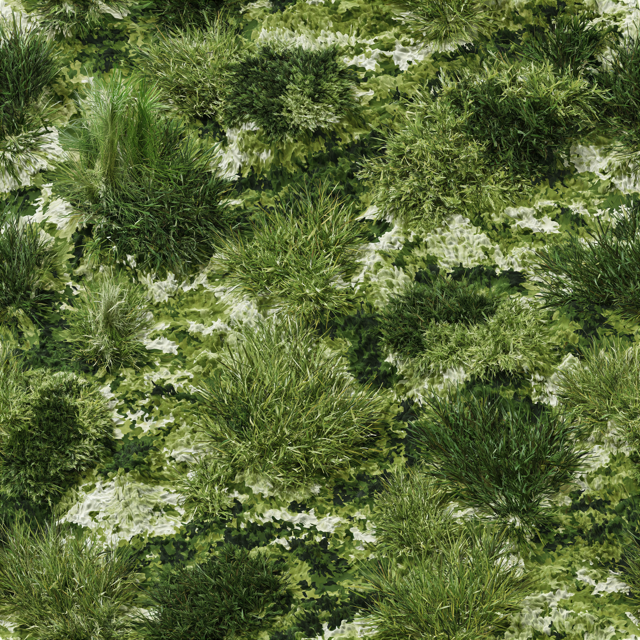 Grassland Verdant Camouflage Fabric