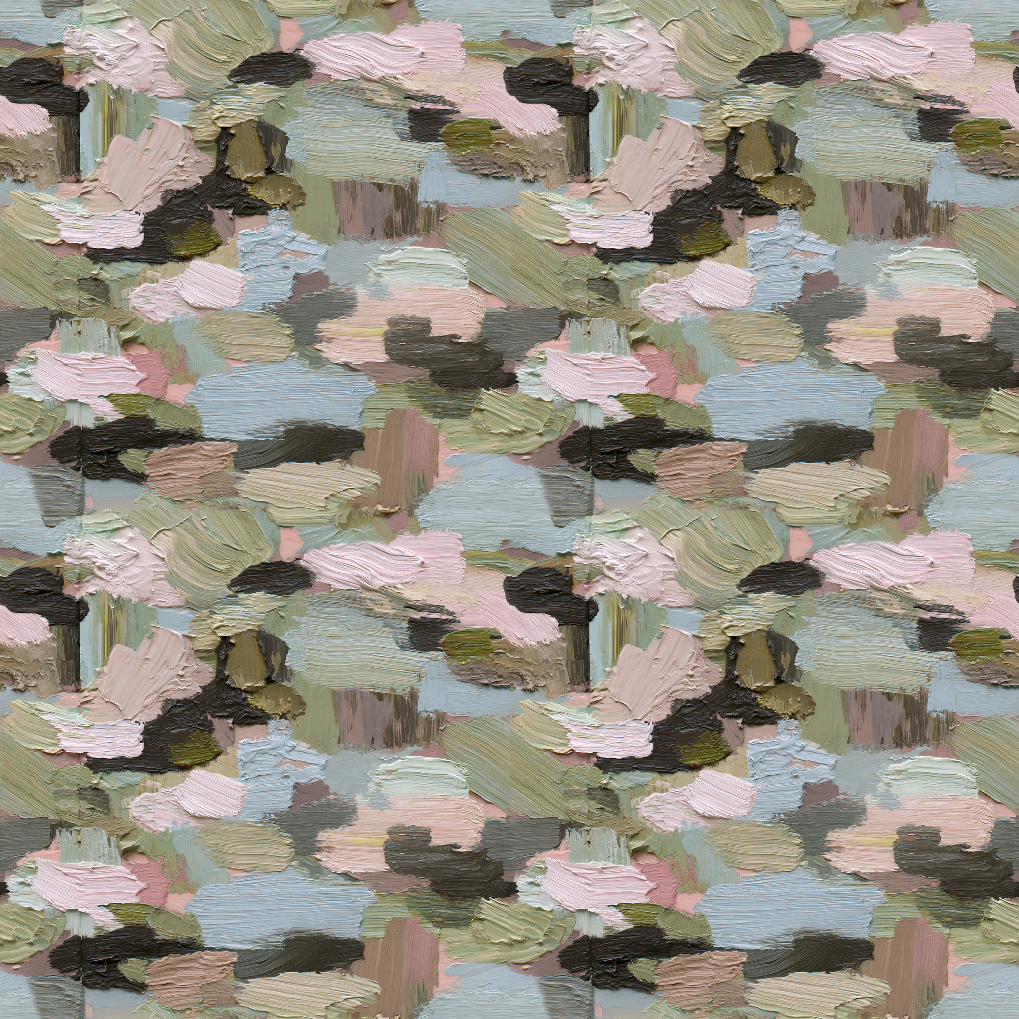 Hand Painted Light Shades Camouflage Fabric - Image 2