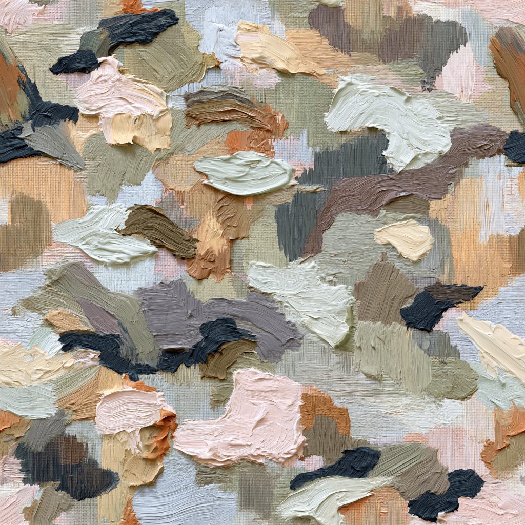 Hand Painted Pastel Sky Camouflage Fabric