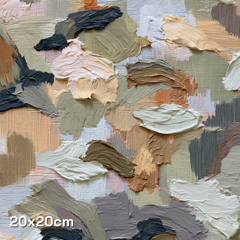 Hand Painted Pastel Sky Camouflage Fabric - Image 3