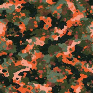 Hand Painted Urban Wildlife Camouflage Fabric