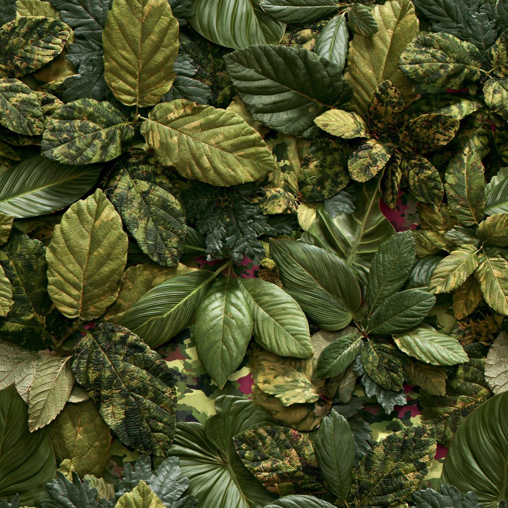 Jungle Foliage Camouflage Fabric