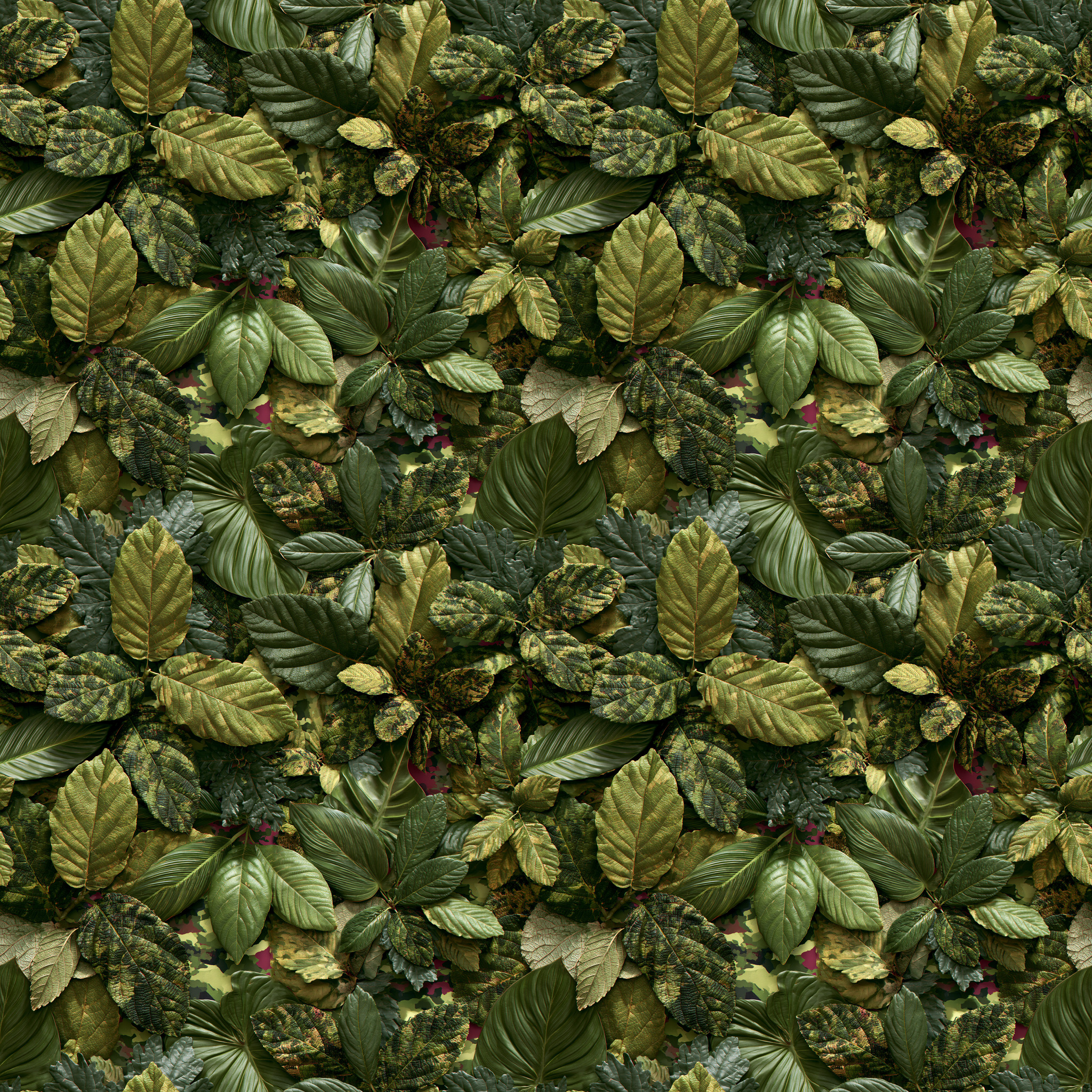 Jungle Foliage Camouflage Fabric - Image 2