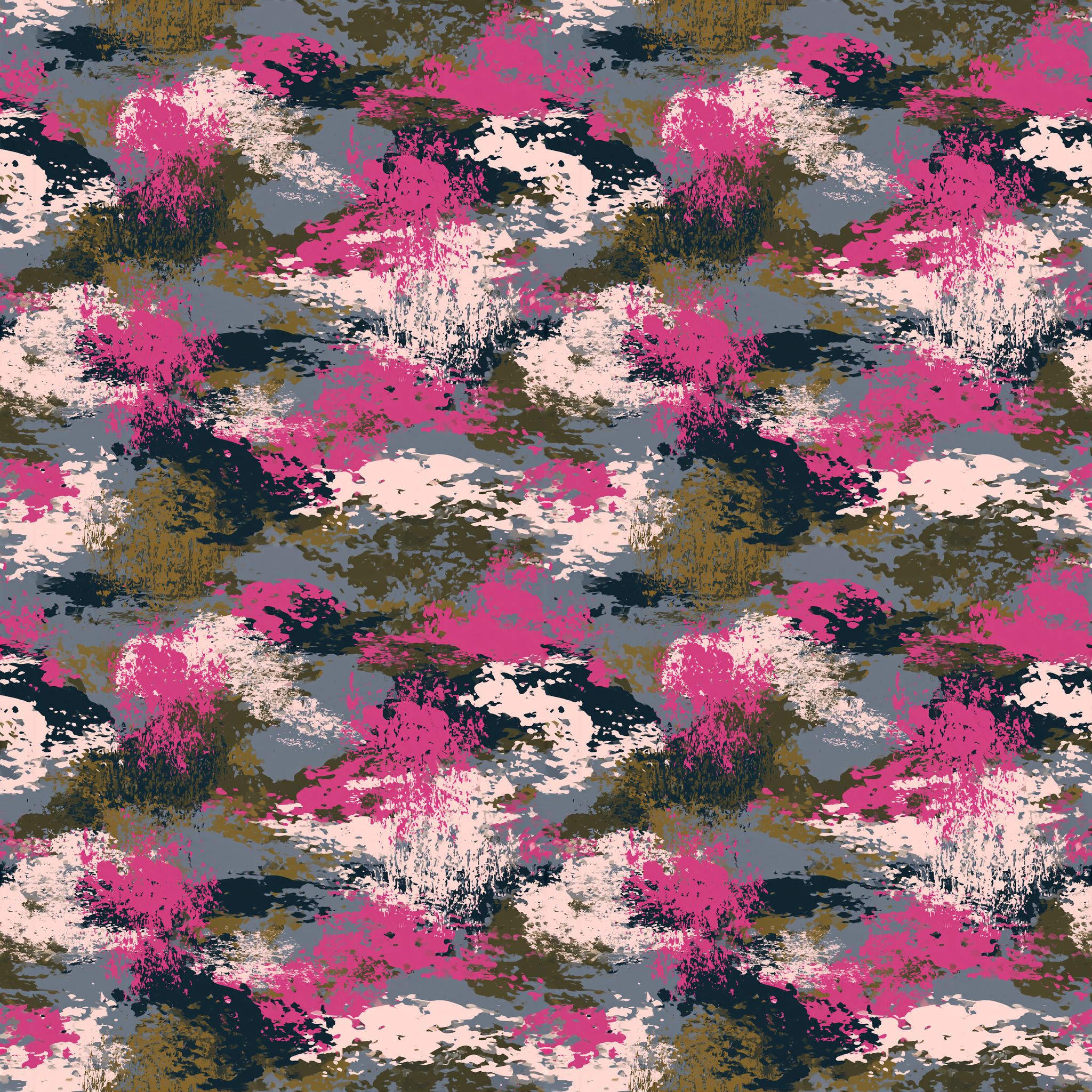 Modern Neon Urban Camouflage Fabric - Image 2