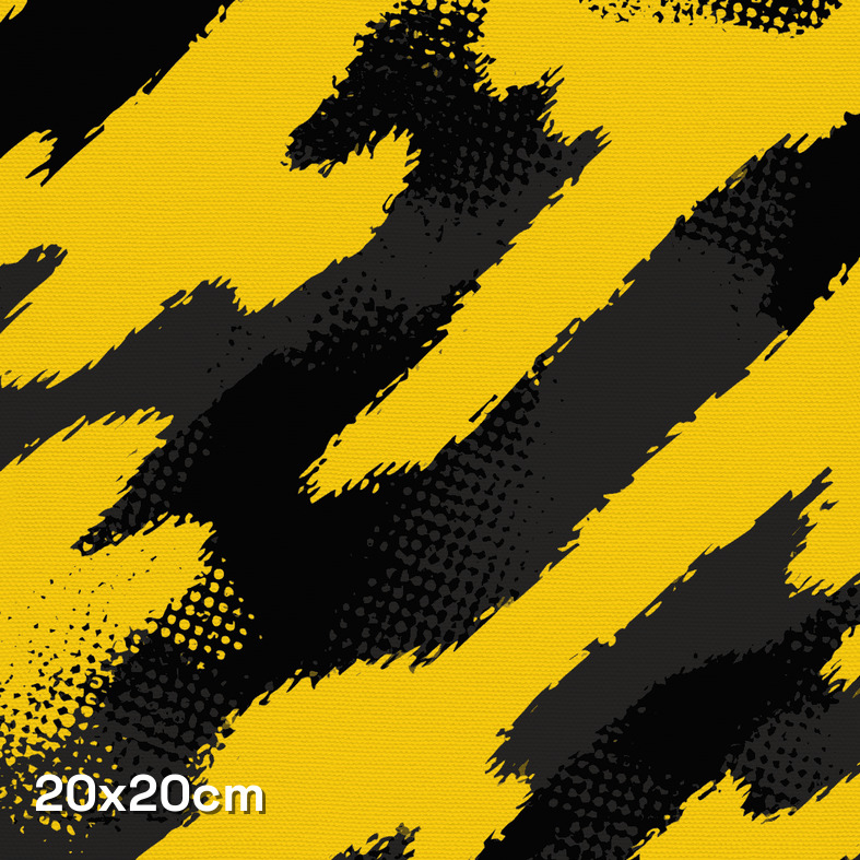 Modern Sporty Yellow Flow Camouflage Fabric - Image 3