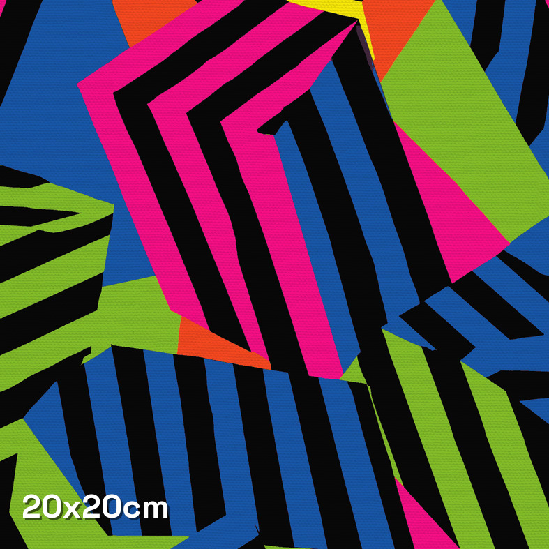 Neon Dazzle Maze Camouflage Fabric - Image 3