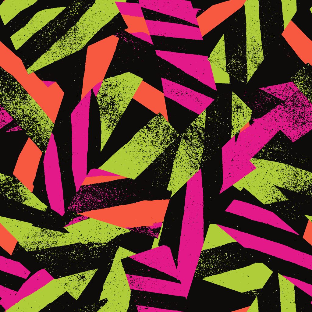 Neon Dazzle Splatter Camouflage Fabric