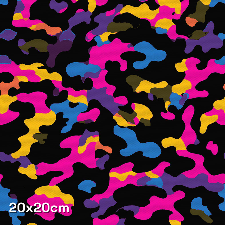 Neon Flecks Blobs Camouflage Fabric - Image 3