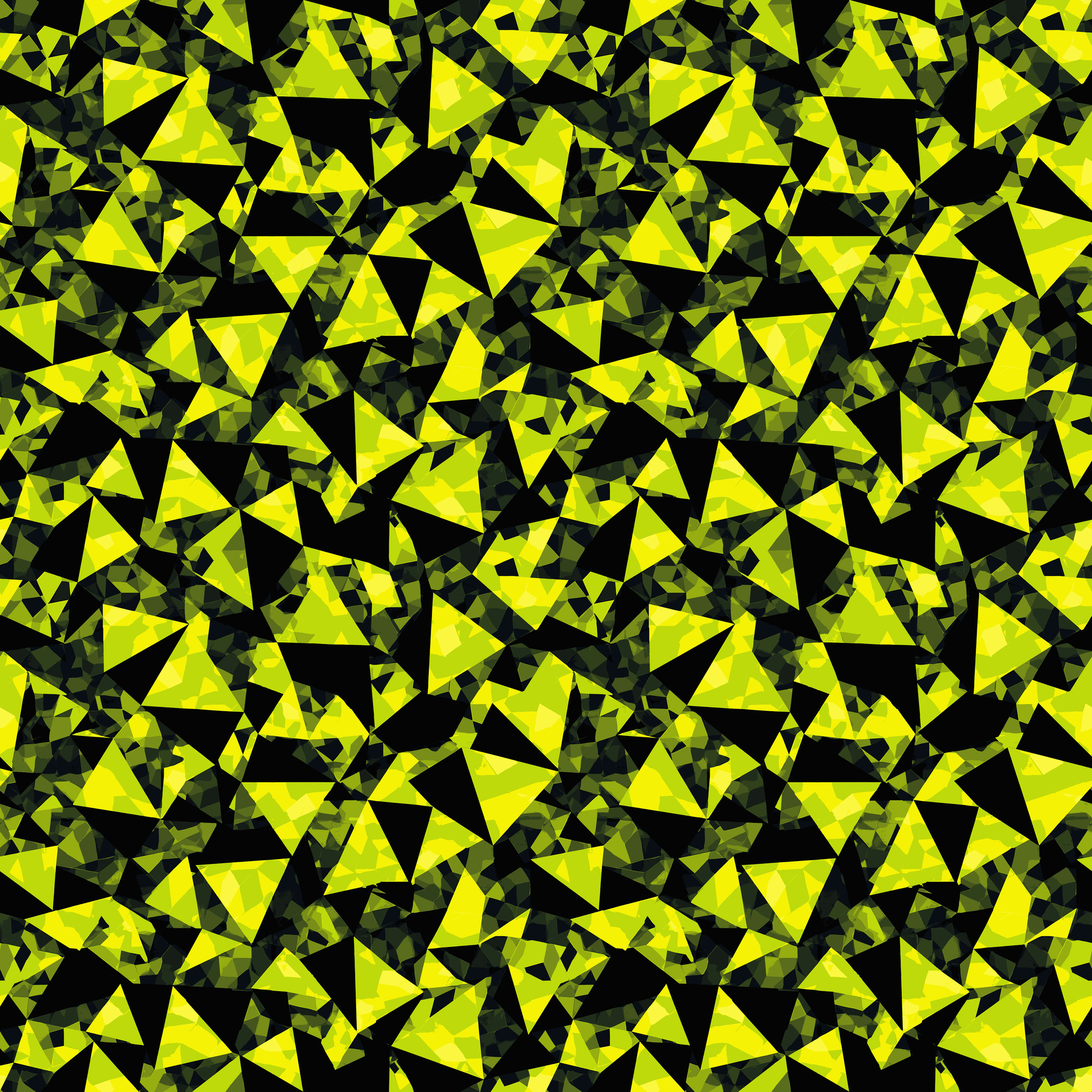 Neon Geometric Lime Camouflage Fabric - Image 2