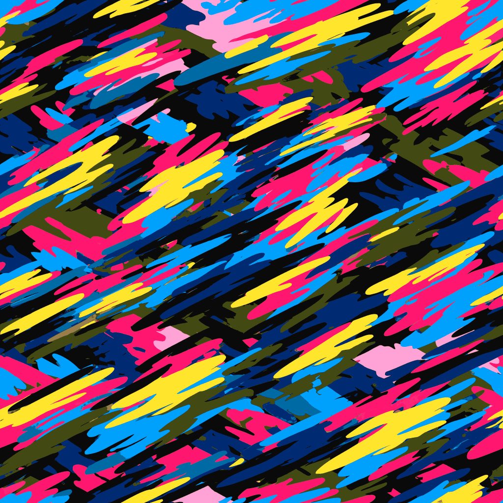 Neon Sportswear Camouflage Fabric