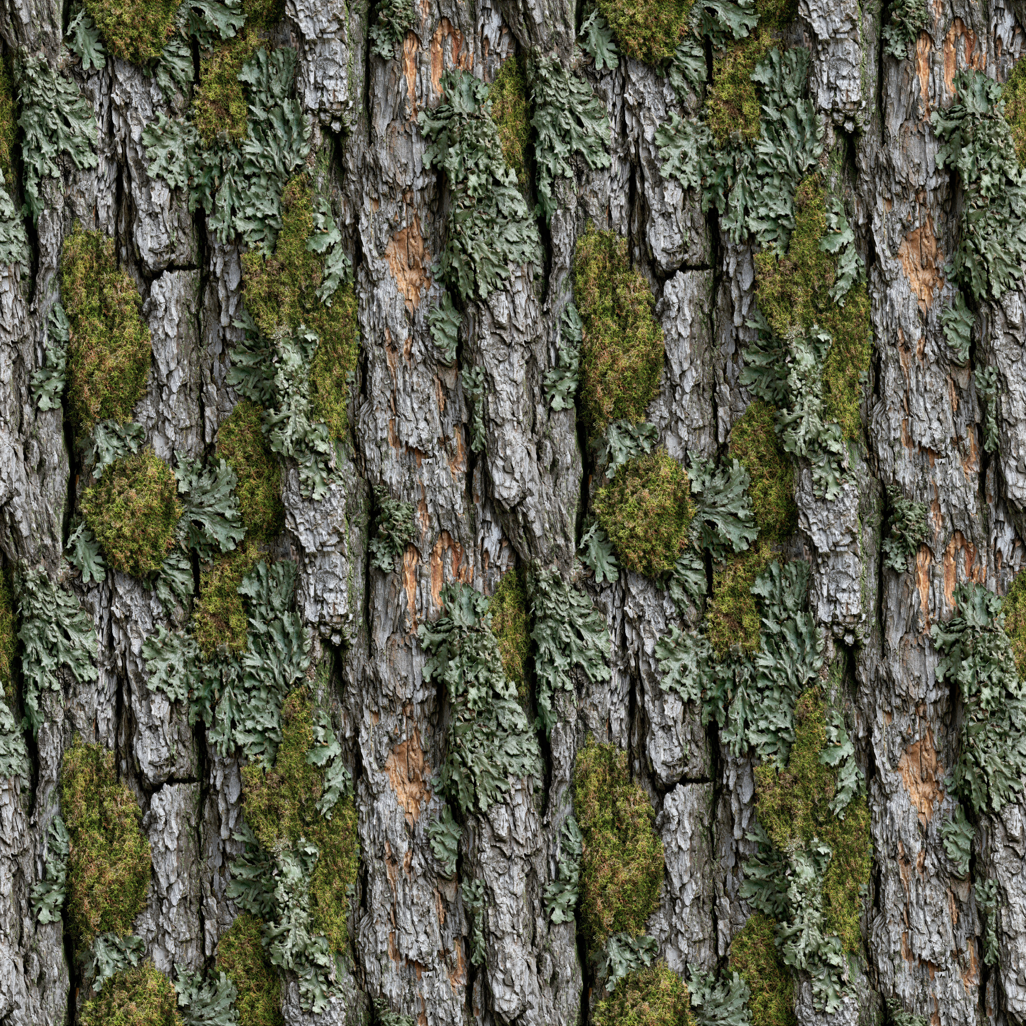 Oak Bark Mossy Camouflage Fabric - Image 2