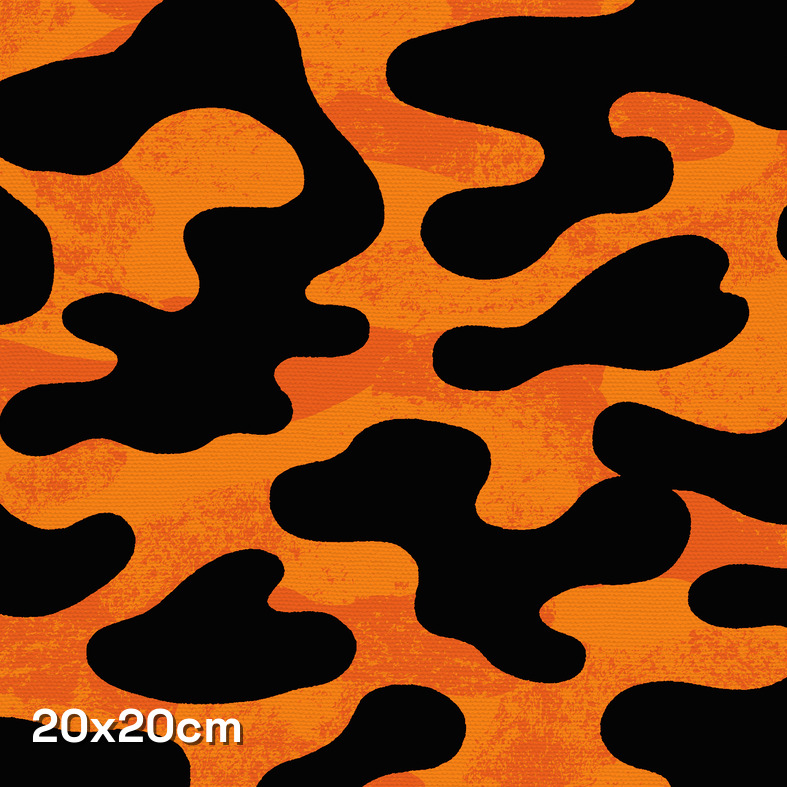 Orange Dream Camouflage Fabric - Image 3