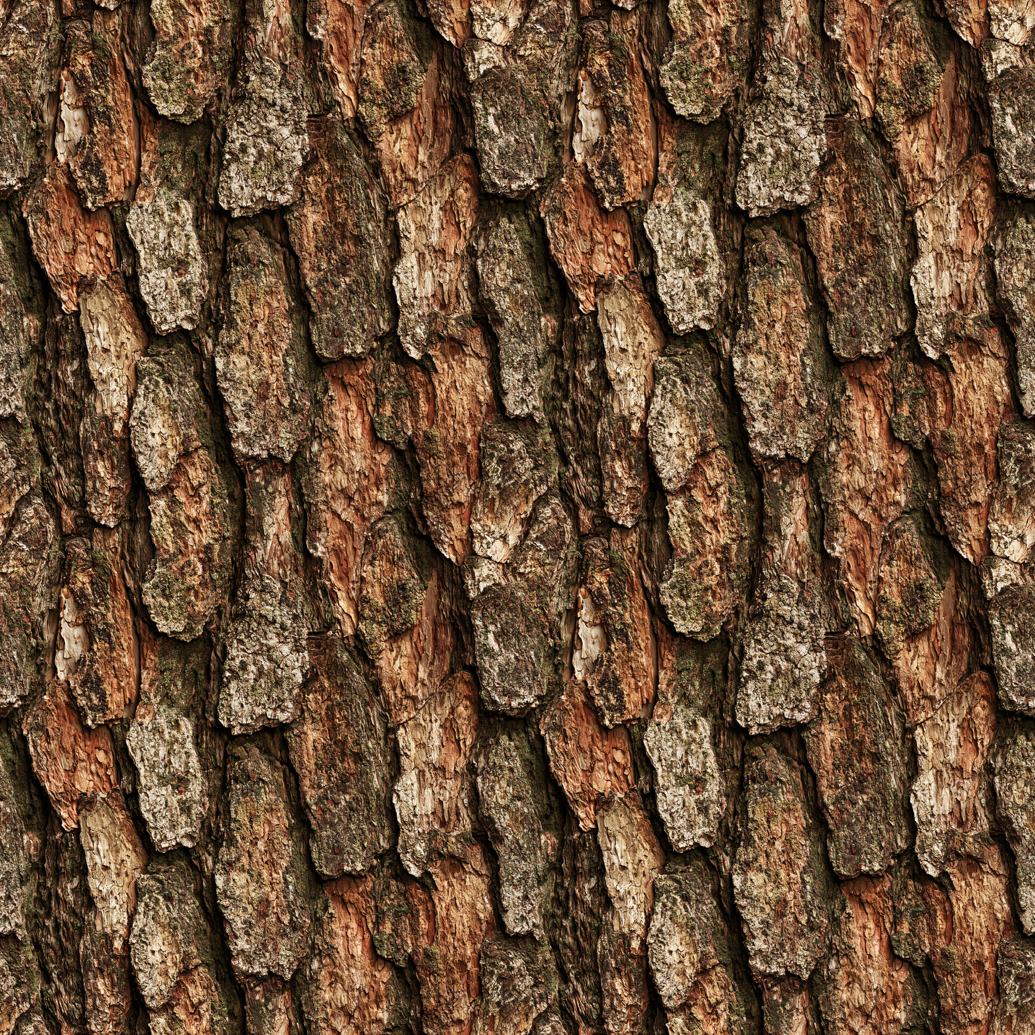 Pine Bark Red Camouflage Fabric - Image 2