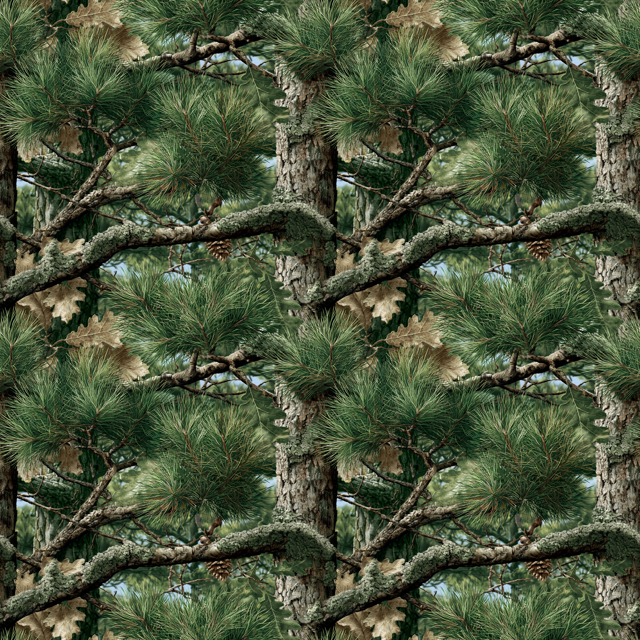 Pine Oak Spring Mix Camouflage Fabric - Image 2
