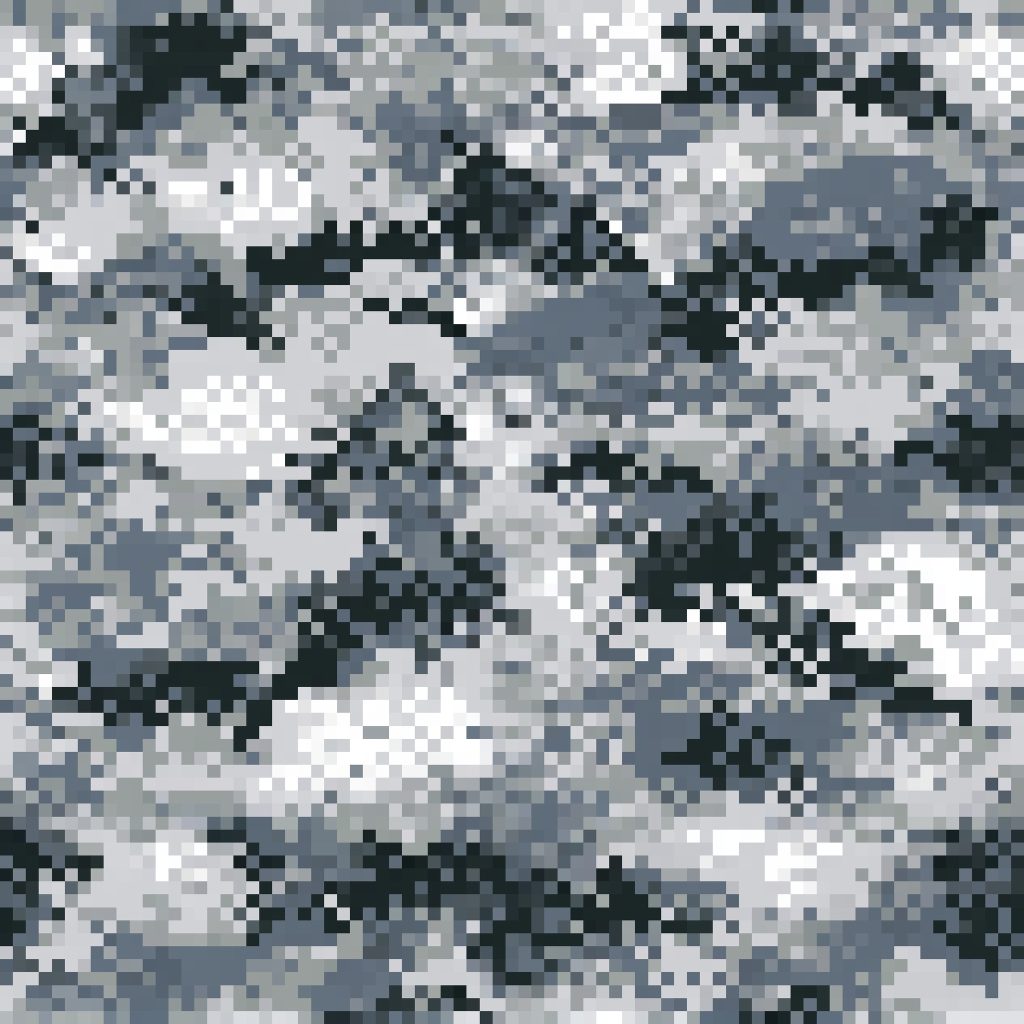 Pixel Navy Camouflage Fabric