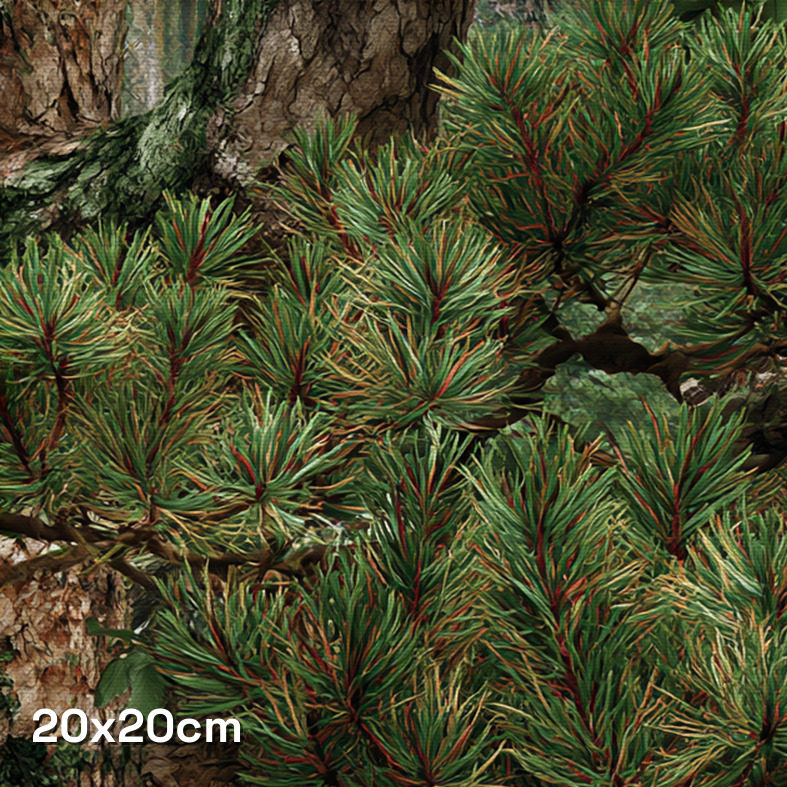 Scandi Pine Woodland Camouflage Fabric - Image 3