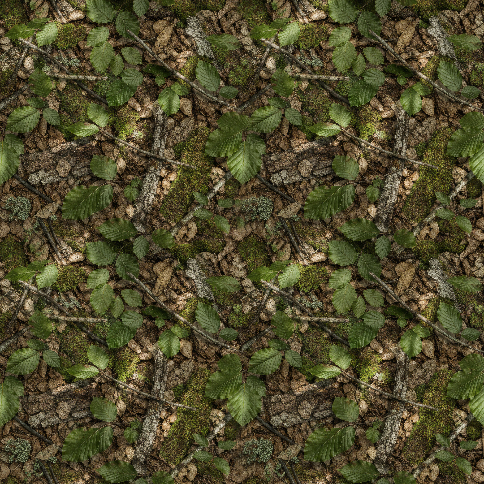 Summer Beech Dappled UK Camouflage Fabric