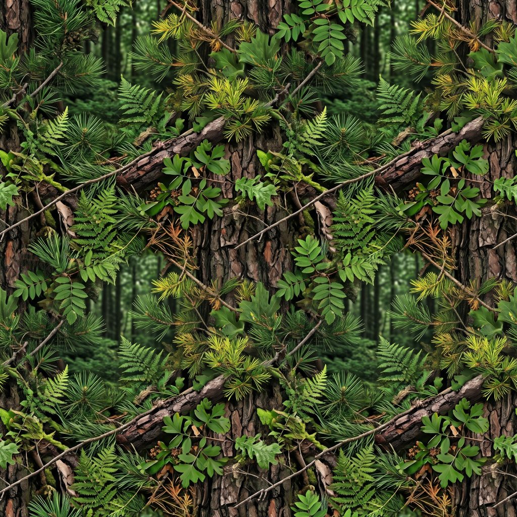 Summer Mix UK Forest Camouflage Fabric