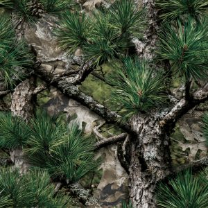 Summer Pine Leaves Camouflage Fabric