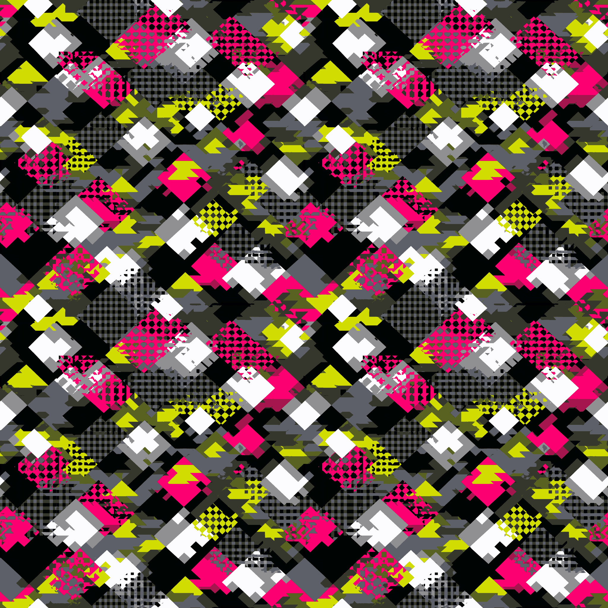 Super Sports Neon Modern Camouflage Fabric - Image 2