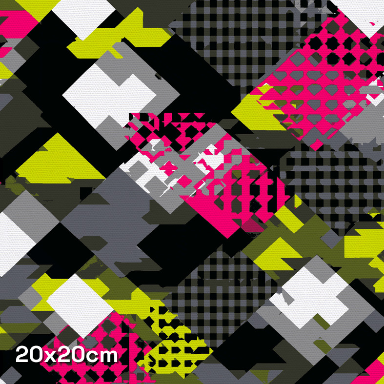 Super Sports Neon Modern Camouflage Fabric - Image 3