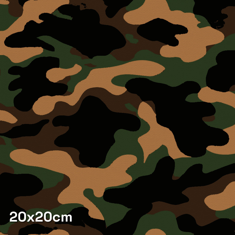 Traditional Brown Black Tan Green Camouflage Fabric - Image 3