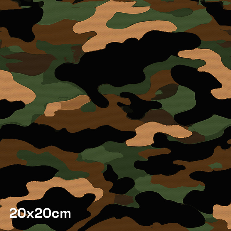Traditional Organic Dark Camouflage Fabric - Image 3
