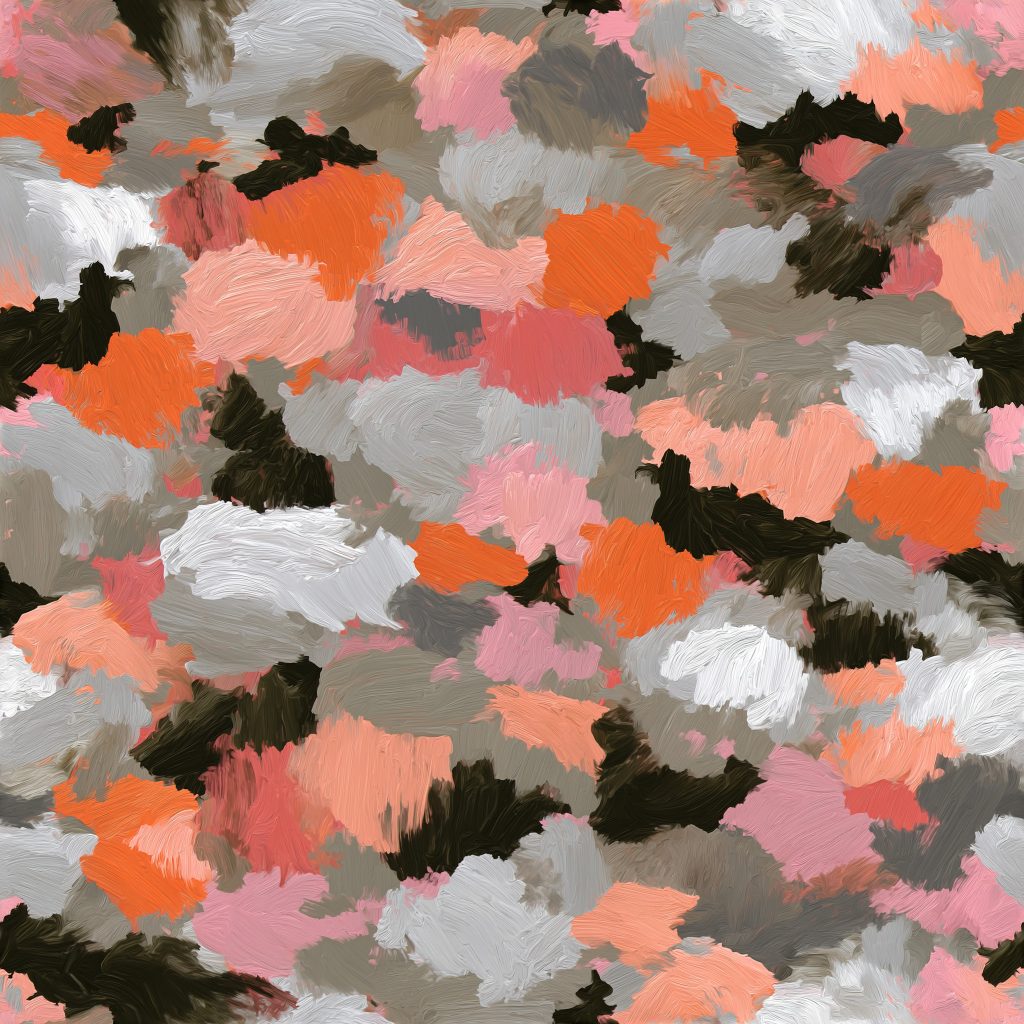 Urban Evening Hand Painted Camouflage Fabric