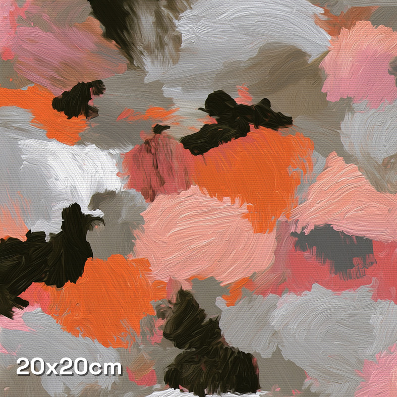 Urban Evening Hand Painted Camouflage Fabric - Image 3