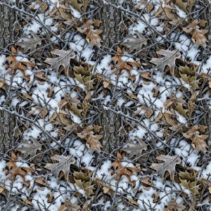 Winter Oak Foliage Camouflage Fabric